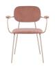 Стул Stool Group Кэрол FDC9124 OTE-MOD200 F400 пыльно-розовый серые ножки фото 3