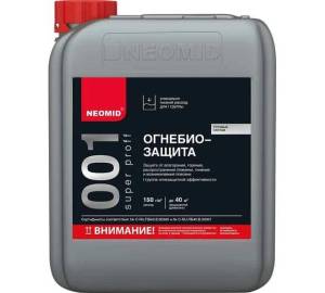 Огнебиозащита Neomid 001 Superproff бесцветная 6 кг