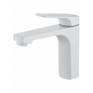 Смеситель для раковины Wonzon & Woghand WW-A40492-MW белый матовый