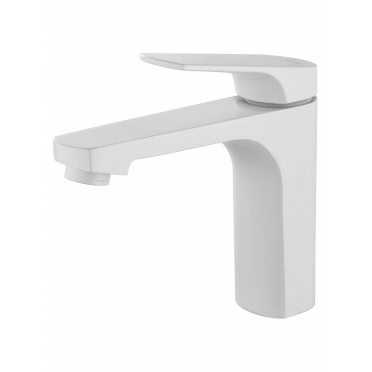 Смеситель для раковины Wonzon & Woghand WW-A40492-MW белый матовый