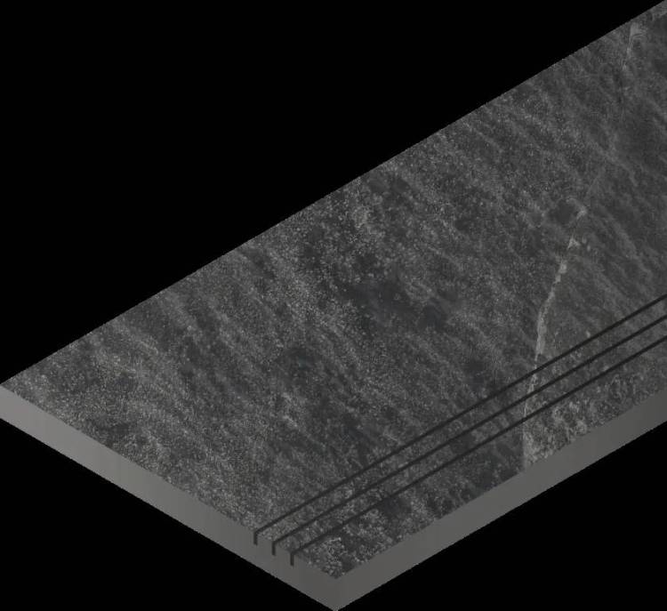 Ступень Italon Материя X2 620090001212 Титаниум закругленный грип правый 30x120