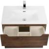 Тумба под раковину Belbagno Etna H-60 ETNA-H60-800-2C-SO-RW-P 80x45x60 Rovere Moro подвесная с двумя выкатными ящиками, с доводчиками фото 5