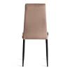 Стул Tetchair Easy (mod. JSC02-1) 21257 металл, флок, Beige (бежевый) HLR8/черный фото 4