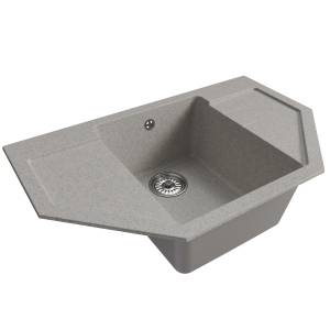 Мойка кухонная Mixline ML 552054 79x49 серый