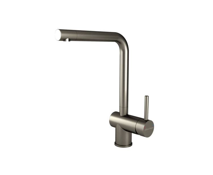 Смеситель для кухни Paulmark Spring Sp212067-GM вороненая сталь