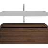 Тумба с раковиной Armadi Art Flat 100 подвесная, dark oak