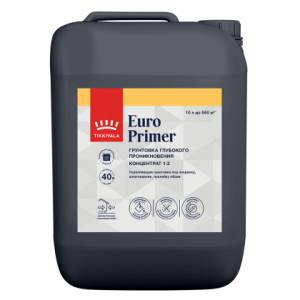 Грунтовка акрилатная Tikkivala Euro Primer 10 л