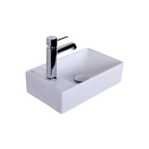 Раковина Orange B05 B05-375RW правая, 38 см, белая глянцевая