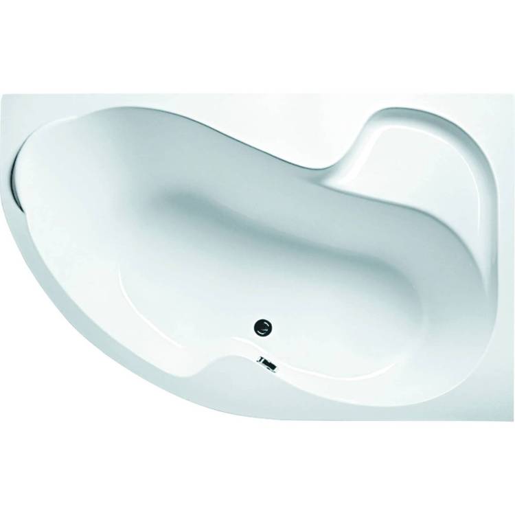 Акриловая ванна Marka One Aura 160x105 правая, с каркасом