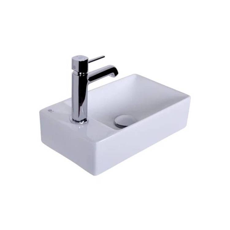 Раковина Orange B05 B05-375RW правая, 38 см, белая глянцевая