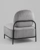 Кресло Stool Group Стоун vd-stone-cl-steel светло-серый, велюр рельефный фото 6