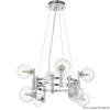 Подвесная люстра Crystal Lux LUXURY SP8 CHROME