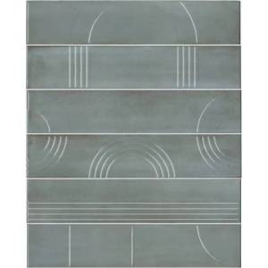 Панно Kerama Marazzi Мажорель KMP3STA002RN6X Голубой Глянцевый 28.5x36