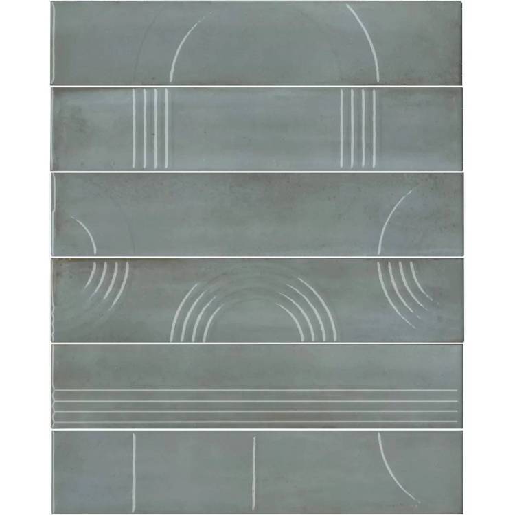 Панно Kerama Marazzi Мажорель KMP3STA002RN6X Голубой Глянцевый 28.5x36