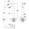 Смеситель для раковины WHITECROSS Y Y1212BL черный фото 3