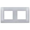 Рамка 2-постовая IEK Skandy SK-M22-K23 серебряный фото 3