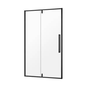 Душевая дверь в нишу AQUAme AQM7108-2-12 1200x1950 мм, стекло 6 мм, цвет профиля матовый черный