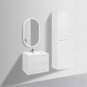 Тумба с раковиной Vincea Mia 700 2 выкатных ящика, G.White