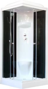 Душевая кабина Royal Bath RB 80HP6-BT с низким поддоном, с сиденьем