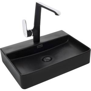 Раковина Weltwasser WW Elbach 10000004504 2173 MB 60 см, черная матовая