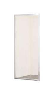 Душевая перегородка Taliente TA-08CP профиль хром, стекло прозрачное, 80x185