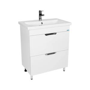 Тумба с раковиной Viant Лима VLIM60CO-T2Y 430x560x820 2 ящика