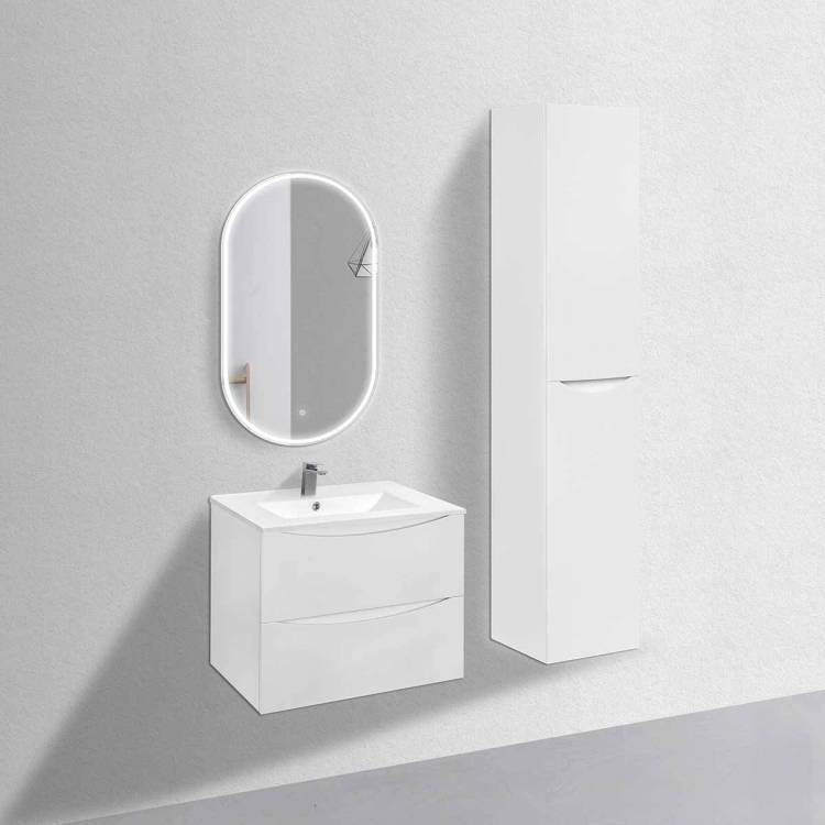 Тумба с раковиной Vincea Mia 700 2 выкатных ящика, G.White