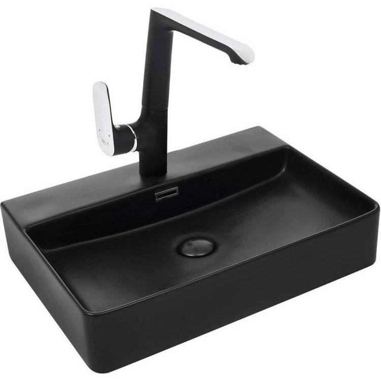 Раковина Weltwasser WW Elbach 10000004504 2173 MB 60 см, черная матовая
