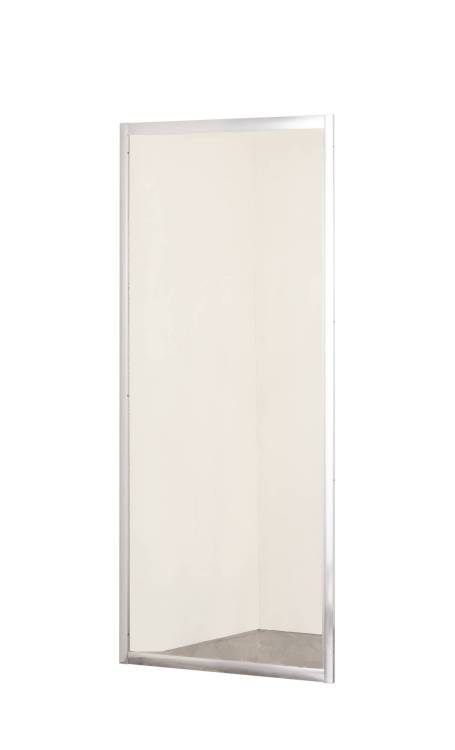 Душевая перегородка Taliente TA-08CP профиль хром, стекло прозрачное, 80x185