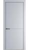 Межкомнатная дверь Profil Doors 16 PA полотно Лайт Грей, профиль серая ночь, алюминиевый молдинг 3мм 700x2000