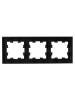 Рамка 3-постовая IEK Brite BR-M32-G-31-K02 черный матовый фото 5