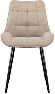 Стул Дик DikLine 226 00-00072872 B03 BEIGE, ножки черные, поворотный
