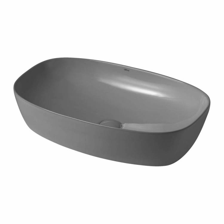Раковина Abber Rechteck AC2206MG 60.5x39, серая
