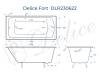 Чугунная ванна Delice Fort 200x85 с ножками фото 8