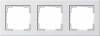 Рамка 3-постовая Gira E2 чисто-белый глянцевый 021329