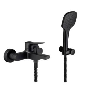 Смеситель для ванны Remer Slash & Dot SL02NO черный матовый