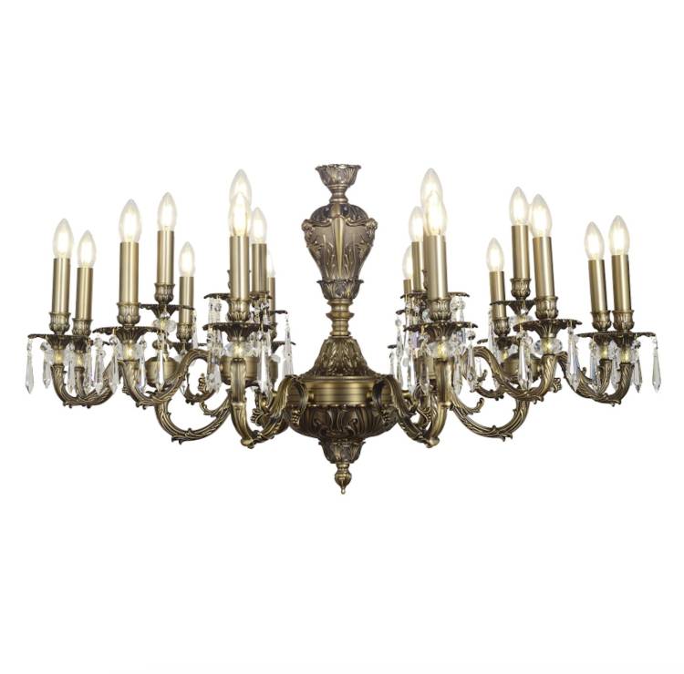 Большая подвесная люстра хрустальная Dio D`arte Estrada E 1.1.18.600 A