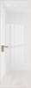 Межкомнатная дверь Profil Doors 1 AGK цвет профиля Никель матовый, стекло безопасное 4 мм lacobel белый лак 700x2000