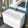 Раковина Uperwood Olivia ROlivia80wg белая глянцевая, 80x45 фото 3