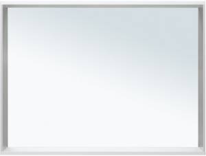 Зеркало Allen Brau Reality 100 1.32020.02 с LED подсветкой, серебро брашированное, 750x1000x140