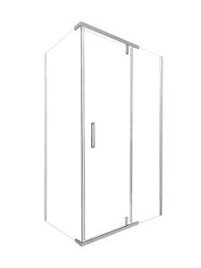 Душевой уголок Olive'S Viar VR-128CS-SW-C профиль хром, стекло прозрачное, 80x120x195