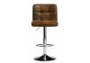 Стул барный Woodville Paskal 15825 brown, chrome фото 2