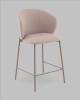 Стул полубарный Stool Group Блейз LV-109-E31-P-7006 бежевый, каркас бежево-серый, велюр фото 2