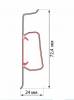 Плинтус Decoplast Strong 75 70107 2200x72.4x24 фото 3