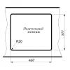 Мойка кухонная Milacio Леон 55 MC.77083 серый металлик фото 9