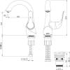 Смеситель для раковины Lemark Swan LM5406BG фото 6