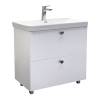 Тумба с раковиной Comforty Истра-80Н 00-00022363CF ясень белёный фото 3