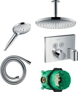 Душевой комплект Hansgrohe Raindance Select E 300 27337000+26530000+28272000+15765000+1800180