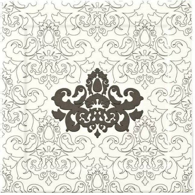 Декор Piemme Valentino Elite MRV174 Forma Bianco/Nero Damasco 30x30