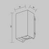 Настенный светильник Outdoor Shell O570WL-L10B3K фото 2